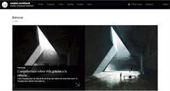 Desktop Screenshot of catalan-architects.com